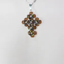Pendant 30cm - Ciara-Silver Chain - Pendant 30cm - Laiton argenté